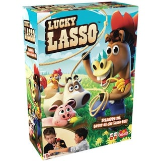 Goliath Lucky Lasso, Brettspiel Kinder ab 4 Jahren, Gesellschaftsspiele für 2 bis 5 Spieler