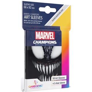 Gamegenic, Marvel Champions Sleeves - Venom, Sleeve color code: Gray
