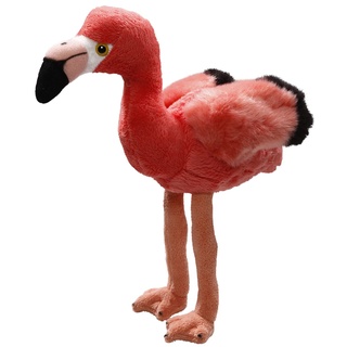 Carl Dick Flamingo mit biegbaren Beinen, Plüschtier, Kuscheltier ca. 30cm hoch (mit Beinen), ca. 25cm lang 3539