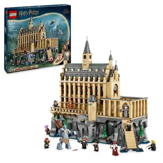 LEGO Harry Potter Schloss Hogwarts: Die Große Halle, Zauberer-Spielzeug zum Sammeln, mit 11 Minifiguren, darunter auch Hermine Granger, magisches Geschenk für Jungen und Mädchen 76435