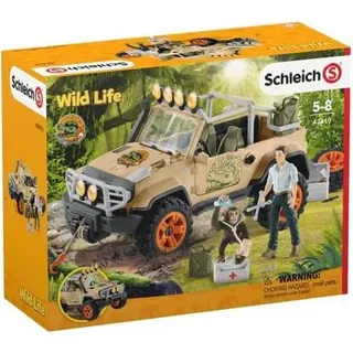 SCHLEICH - Figur 42410 Geländewagen mit Seilwinde