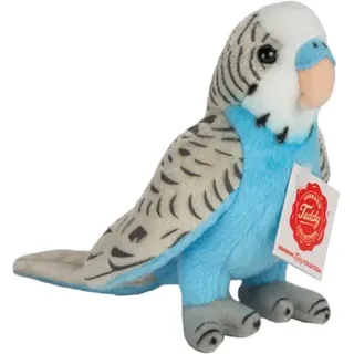 HERMANN TEDDY 94159 Wellensittich blau 13 cm