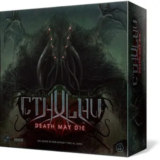 CMON Cthulhu: Death May Die | kooperatives Mystery und Horror Brettspiel für Erwachsene und Jugendliche | ab 14 Jahren | 1 bis 5 Spieler | 90-120 Minuten pro Spiel | Spanisch