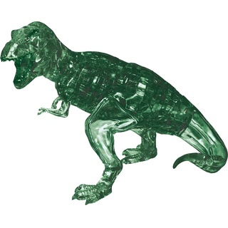 Crystal Puzzle | 3D T-Rex Grün | Transparentes Design | 49 Teile | Bausatz für Kinder und Erwachsene | HCM Kinzel