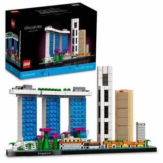 LEGO® Spielbausteine Singapur mit Marina Bay Sands, (Set, 827 St., Bauwerke) bunt