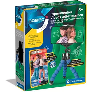 Clementoni Galileo - Experimentierset "Videos selbst machen" - ab 8 Jahren