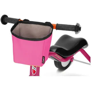 Puky Fahrradtasche Lenkertasche LT 3, "Puky PINK", für dein Dreirad rosa|schwarz