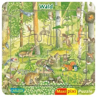 Carlsen Verlag Puzzle Maxi Pixi: Maxi-Pixi-Puzzle: Wald, 19 Puzzleteile