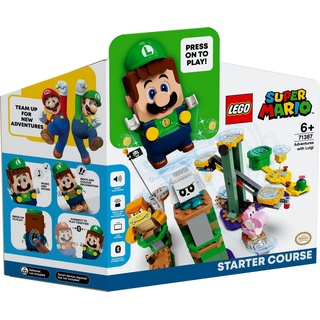 LEGO® Konstruktions-Spielset Super Mario 71387 Abenteuer mit Luigi - Starterset