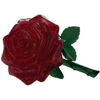 HCM Kinzel 3D Crystal Puzzle - Rose rot 44 Teile Kristall Puzzle