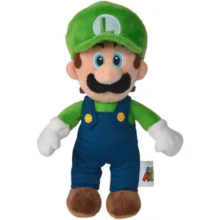 SIMBA Plüschfigur Simba Luigi #3 Plüsch 20cm - Kuscheltier für Fans. (Luigi #3 Plüsch (20cm) schwarz