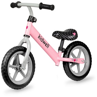 COIL Fahrrad-Laufrad Lauflernrad, Kinderlaufrad, Rutscher, Balance Bike, Stahlrahmen, EVA-Schaumräder, maximales Gewicht 30 kg rosa
