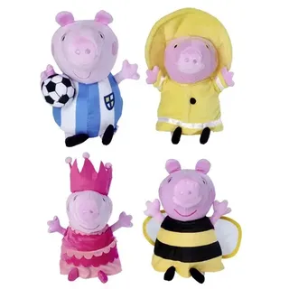 Simba 109261013 - Peppa Pig Plüsch Kostümfreunde, 4-fach sortiert