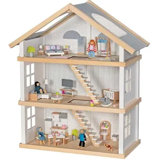 Goki 51491 - Puppenhaus Modern Living 3 Etagen / Gollnest & Kiesel KG / Spiele (außer Software)