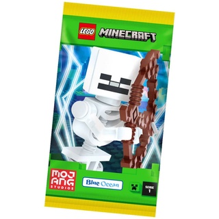 Blue Ocean Sammelkarte Lego Minecraft Karten Serie 1 - Sammelkarten Trading Cards (2024) - 1, Lego Minecraft Karten Serie 1 - 1 Booster