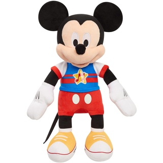 JP Mickey and Minnie 14619-000-2G-036-PG0 Disney Junior Mouse Funhouse Singing Fun Plüschtier Mickey Maus Singende Plüschfigur, Mehrfarbig, 27.94