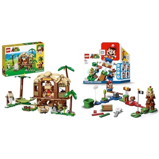 LEGO 71424 Super Mario Donkey Kongs Baumhaus & 71360 Super Mario Abenteuer mit Mario