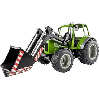 Carson Modellsport 907347 RC Traktor mit Frontlader 1:16 RC Funktionsmodell Elektro Landwirtschaftsf