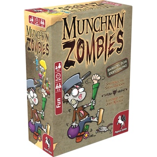 Pegasus Spiele 17138G - Munchkin Zombies 1+2