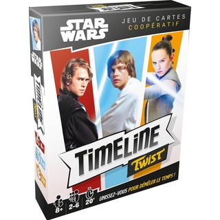 Asmodee - Timeline Twist: Star Wars – Gesellschaftsspiele – kooperatives Kartenspiel mit Kultbildern der Saga – ab 8 Jahren – 2 bis 6 Spieler – französische Version