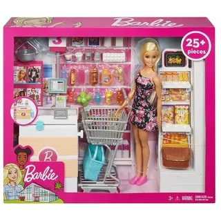 Mattel FRP01 - Barbie - Supermarkt mit Puppe