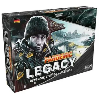 Asmodee Spiel ZMND0004 - Pandemic Legacy - Season 2 SCHWARZ..., Familienspiel, Strategiespiel bunt