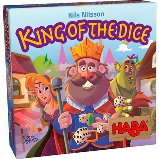 HABA 303590 King of The Dice - EIN kniffliges Würfelspiel für 2 - 5 Spieler ab 8 Jahren - englische Version (Made in Germany)