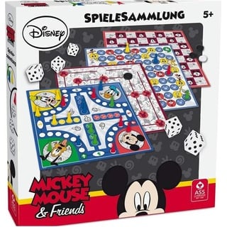 ASS Altenburg 10031867-0001 - Disney Mickey & Friends - Spielesammlung, für 2-4 Spieler, ab 5 Jahren (Deutsch)