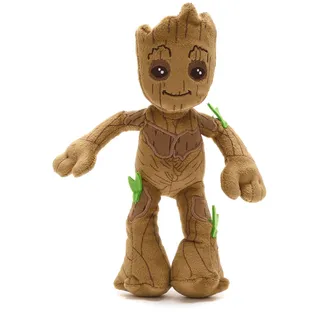 Disney Store Offizieller Groot Mini Bean Bag, Guardians of The Galaxy, 23cm, Kuscheltier Figur für Kinder, Geeignet für Alle Altersgruppen