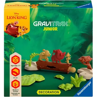 Ravensburger Kugelbahn-Bausatz GraviTrax Junior Extension Disney Lion King, Made in Europe; FSC® - schützt Wald - weltweit bunt