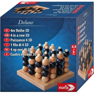 Noris Spiel, Familienspiel Strategiespiel Deluxe 4er Reihe 3D 606102033