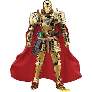 Beast Kingdom Marvel figurine Dynamic Action Heroes 1/9 Medieval Knight Iron Man Gold Version 20 cm