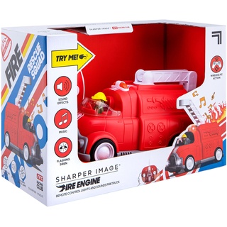 Sharper Image 1212000601 - RC Fire Engine - Ferngesteuertes Feuerwehrauto mit Licht & Sound - für Kinder ab 3 Jahren