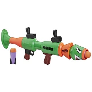 NERF E7511EU4 Fortnite RL Blaster, Rusty Rocket, Spielzeugblaster mit Schaumstoffraketen, Grün, Einheitsgröße für alle