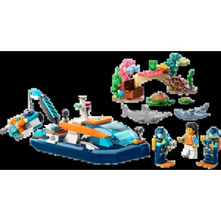 LEGO® Konstruktions-Spielset City Meeresforscher-Boot bunt