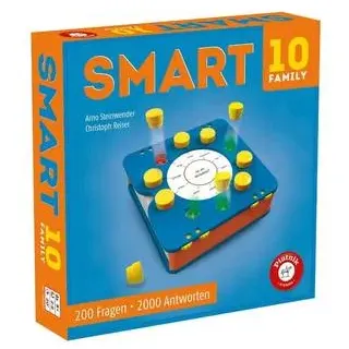 PIA07188 - Smart 10 Family - Brettspiel, 2-8 Spieler, ab 8 Jahren (DE-Ausgabe)