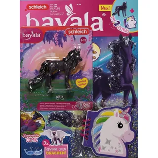 Schleich Magazin bayala 44/2023 "Extra: Nerya, Einhorn-Blöckchen"