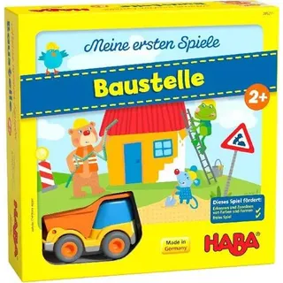 HABA Meine ersten Spiele - Baustelle (Kinderspiel) Kinderspiel für 1-4 Spieler, Meine ersten Spiele