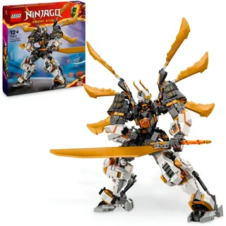 Konstruktionsspielsteine LEGO "Coles Titandrachen-Mech (71821), Ninjago" Spielbausteine bunt Kinder Made in Europe