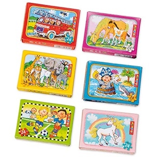 Lutz Mauder - Puzzle Set mit 6 Mini-Puzzles - 3 Mädchen- und 3 Jungenmotive