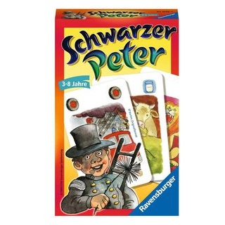 Ravensburger Kartenspiel 23409, Schwarzer Peter, ab 3 Jahre, 2-6 Spieler