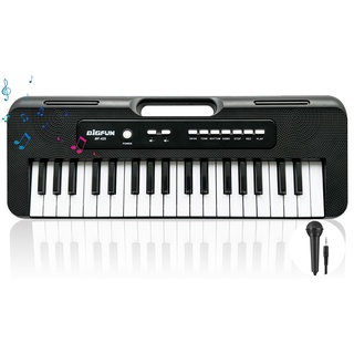 Klavier Keyboard Kinder,37 Tasten Klavier für Kinder Musikalisches Klavier mit Mikrofon Tragbares Lernspielzeug Weihnachten Geburtstag Geschenk Spielzeug für 3 4 5 6 7 8 Jahre alt Mädchen Jungen