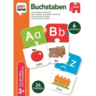 Jumbo Spiele Ich lerne - Buchstaben, 3 Jahr(e), Karton, Mehrfarbig