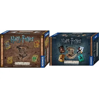 Kosmos Harry Potter Kampf um Hogwarts + Erweiterung Monsterbox, Bundle mit Erweiterung, das kooperative Harry Potter Spiel für 2-4 Personen ab 11 Jahre, 7 Schuljahre