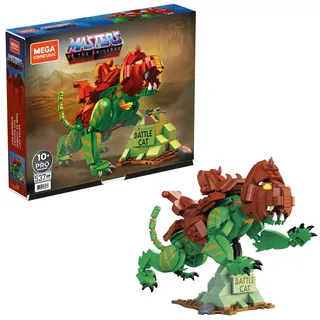 MEGA Construx GVY14 - Masters of The Universe Battle Cat Actionfigur zum Zusammenbauen, Bauspielzeug für Kinder, ab 10 Jahren