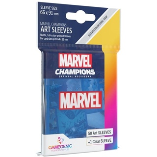 Gamegenic, MARVEL CHAMPIONS sleeves - Marvel Blue, Sleeve color code: Gray