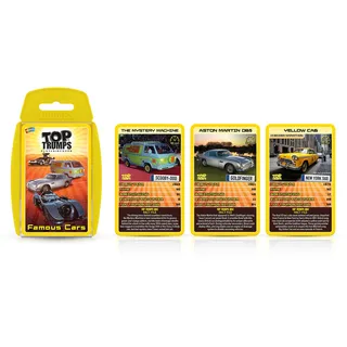 Top Trumps Berühmte Autos Kartenspiel