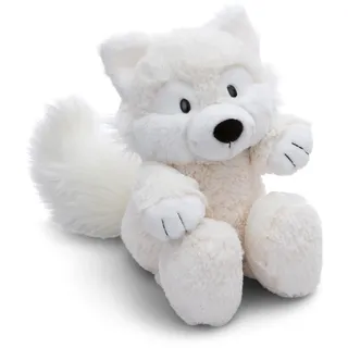 NICI Kuscheltier Polarfuchs Vanja 25cm weiß - Stofftier aus weichem Plüsch, niedliches Plüschtier zum Kuscheln und Spielen, für Kinder & Erwachsene, tolle Geschenkidee - 61285