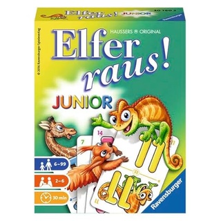 Junior Elfer Raus!: Das beliebte Kartenspiel für Kinder ab 6 Jahren