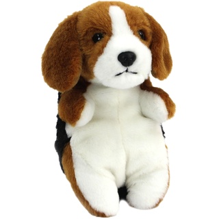 Living Nature Baby Beagle Kuscheltier Plüschtier | Flauschiger und Kuscheliger Hund | Weiches Spielzeuggeschenk für Neugeborene und Babys | Naturli Umweltfreundlich